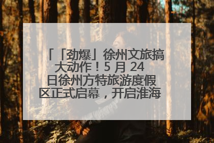 「劲爆」徐州文旅搞大动作！5 月 24 日徐州方特旅游度假区正式启幕，开启淮海旅游新篇章