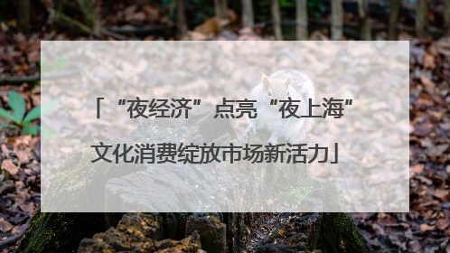 “夜经济”点亮“夜上海” 文化消费绽放市场新活力