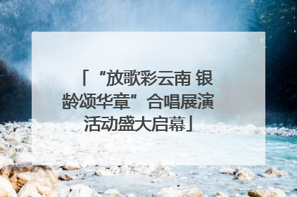 “放歌彩云南 银龄颂华章”合唱展演活动盛大启幕