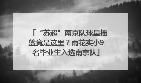 “苏超”南京队球星摇篮竟是这里？雨花实小9名毕业生入选南京队