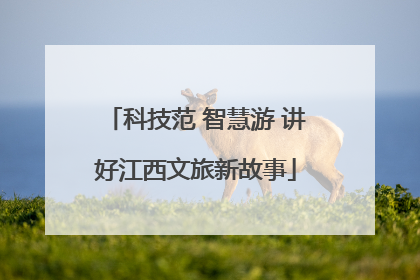 科技范 智慧游 讲好江西文旅新故事
