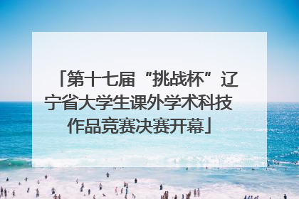 第十七届“挑战杯”辽宁省大学生课外学术科技作品竞赛决赛开幕