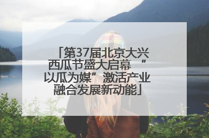 第37届北京大兴西瓜节盛大启幕 “以瓜为媒”激活产业融合发展新动能