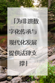 为非遗数字化传承与现代化发展提供法律支撑