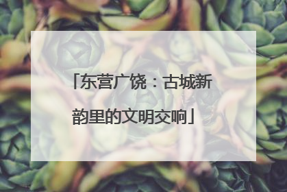 东营广饶：古城新韵里的文明交响