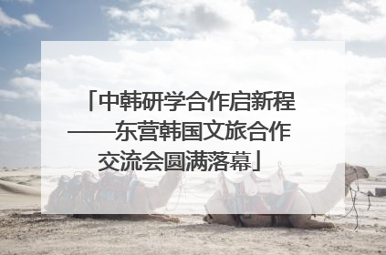中韩研学合作启新程——东营韩国文旅合作交流会圆满落幕