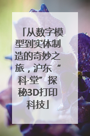 从数字模型到实体制造的奇妙之旅，沪东“科·堂”探秘3D打印科技