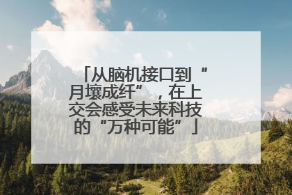 从脑机接口到“月壤成纤”，在上交会感受未来科技的“万种可能”