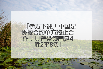 伊万下课！中国足协按合约单方终止合作，其曾带领国足4胜2平8负