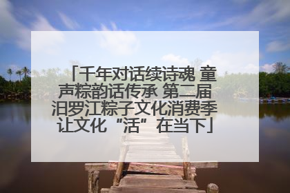 千年对话续诗魂 童声粽韵话传承 第二届汨罗江粽子文化消费季让文化“活”在当下