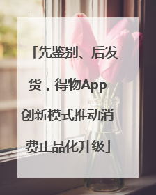 先鉴别、后发货，得物App创新模式推动消费正品化升级