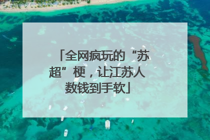 全网疯玩的“苏超”梗，让江苏人数钱到手软