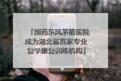 国药东风茅箭医院成为湖北省首家专业复学康复训练机构