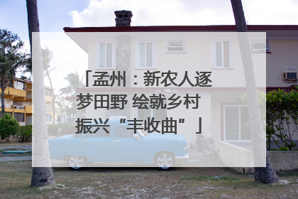 孟州：新农人逐梦田野 绘就乡村振兴“丰收曲”