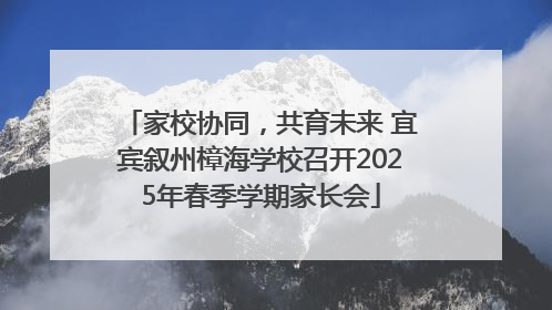 家校协同，共育未来 宜宾叙州樟海学校召开2025年春季学期家长会