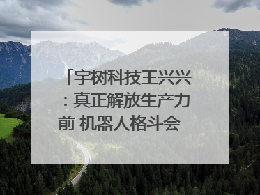 宇树科技王兴兴：真正解放生产力前 机器人格斗会成为全球受欢迎的赛事｜科技观察