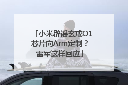 小米辟谣玄戒O1芯片向Arm定制？雷军这样回应
