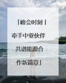 峰会时刻丨牵手中亚伙伴 共谱能源合作新篇章