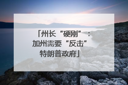 州长“硬刚”：加州需要“反击”特朗普政府