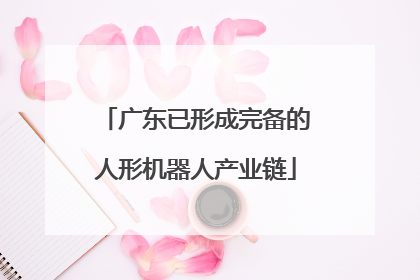 广东已形成完备的人形机器人产业链