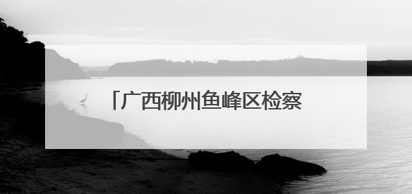 广西柳州鱼峰区检察院法治阳光护青春