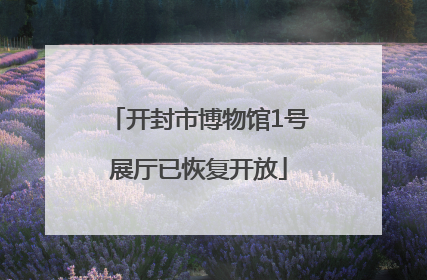 开封市博物馆1号展厅已恢复开放
