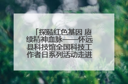 探赜红色基因 赓续精神血脉——怀远县科技馆全国科技工作者日系列活动走进怀远县实验中学