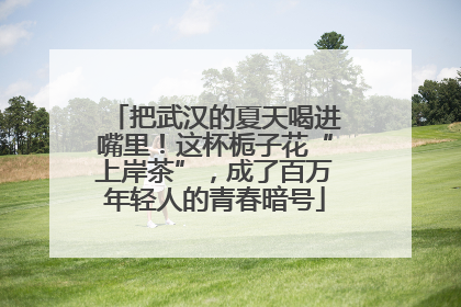 把武汉的夏天喝进嘴里！这杯栀子花“上岸茶”，成了百万年轻人的青春暗号