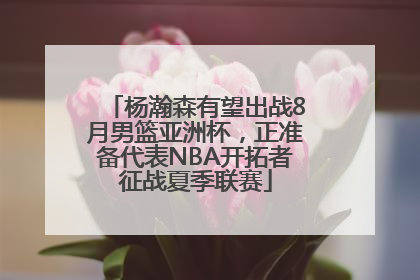 杨瀚森有望出战8月男篮亚洲杯，正准备代表NBA开拓者征战夏季联赛