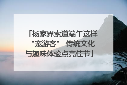 杨家界索道端午这样“宠游客” 传统文化与趣味体验点亮佳节