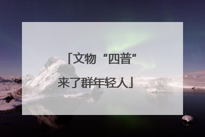 文物“四普”来了群年轻人