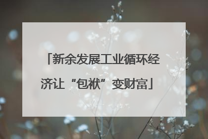 新余发展工业循环经济让“包袱”变财富