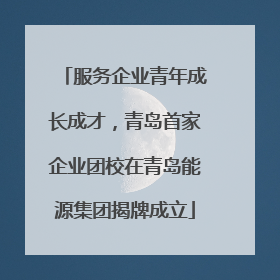 服务企业青年成长成才，青岛首家企业团校在青岛能源集团揭牌成立