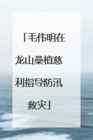毛伟明在龙山桑植慈利指导防汛救灾