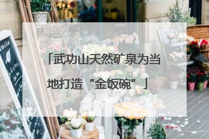 武功山天然矿泉为当地打造“金饭碗”