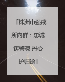 株洲市强戒所向群：忠诚铸警魂 丹心护归途