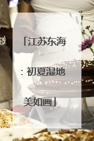 江苏东海：初夏湿地美如画