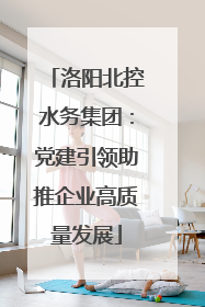 洛阳北控水务集团：党建引领助推企业高质量发展