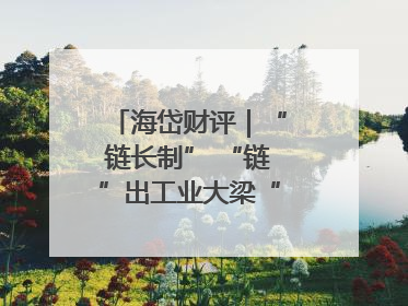 海岱财评｜“链长制” “链”出工业大梁“钢筋铁骨”