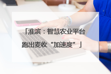淮滨：智慧农业平台跑出麦收“加速度”