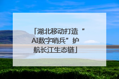 湖北移动打造“AI数字哨兵”护航长江生态链