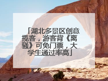 湖北多景区创意揽客，游客背《离骚》可免门票，大学生通过率高