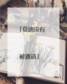 莫迪没有被邀请