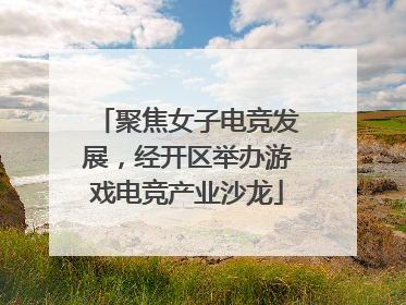 聚焦女子电竞发展，经开区举办游戏电竞产业沙龙