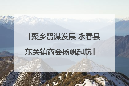 聚乡贤谋发展 永春县东关镇商会扬帆起航
