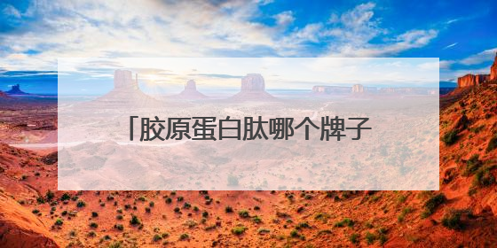 胶原蛋白肽哪个牌子好最有效？胶原蛋白肽排名前十品牌公开