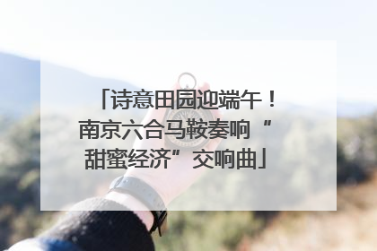诗意田园迎端午！南京六合马鞍奏响“甜蜜经济”交响曲