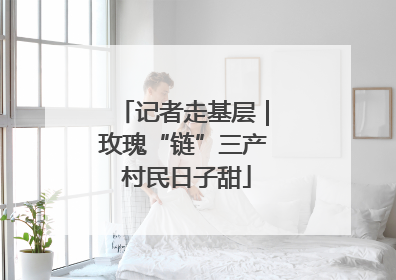 记者走基层｜玫瑰“链”三产 村民日子甜