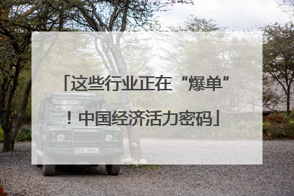 这些行业正在“爆单”！中国经济活力密码