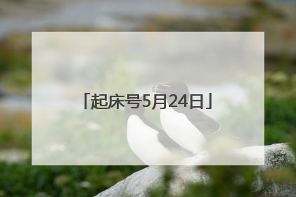 起床号5月24日
